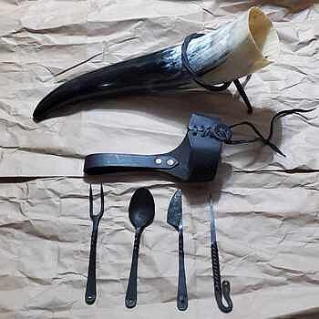 Drinking Horn Set Happy husband.