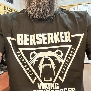 Premium Tee, Berserker, Black Norse Pride on display