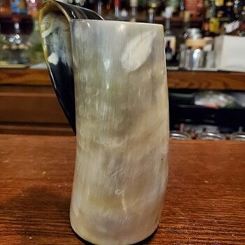 Horn Mug, Polished A Fine Addition to the Collection