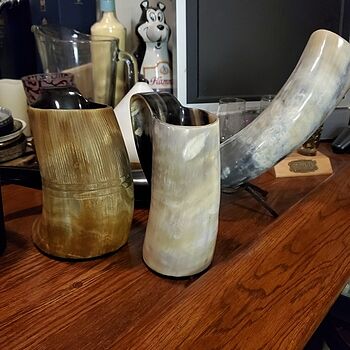 Horn Mug, Polished A Fine Addition to the Collection