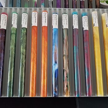 Slotted Flexible Pen Display Plastic Accessory Tray (4 pack) Great for displaying pen blank