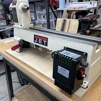 Variable Speed Midi Lathe Conversion Kit with 3/4HP Motor: for Turncrafter , Jet and Delta Lathes Must have upgrade!!!