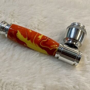 Smoking Pipe Kit in Aluminum Fun, Quick and Easy to Turn.