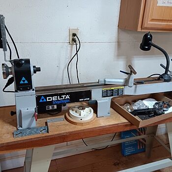 Variable Speed Midi Lathe Conversion Kit with 3/4HP Motor: for Turncrafter , Jet and Delta Lathes TWO THUMBS UP for PSI VSD KIT