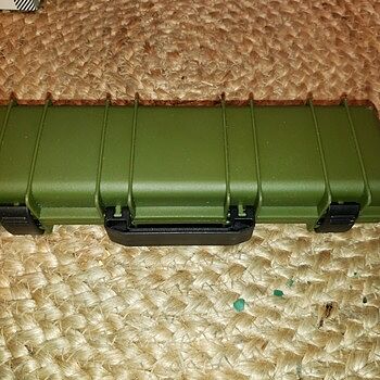 Tactical Rifle Case Pen Box in OD Green Rifle case