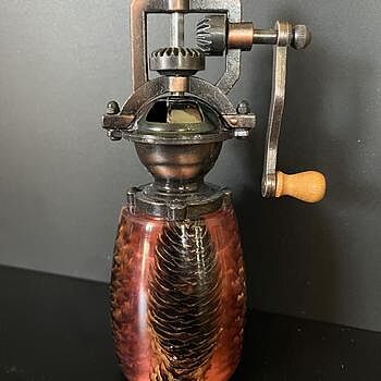 EZ-Assemble Antique Style Salt and Pepper Mill Mechanism in Antique Copper Salt/Pepper Mill
