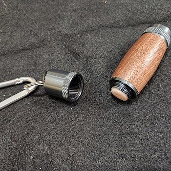 Lip Balm Holder Keychain Kit in Aluminum Worked for me