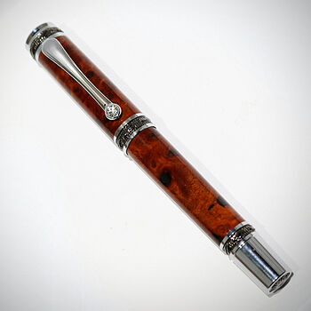 Majestic Gun Metal/Chrome Fountain Pen Kit Fantastic