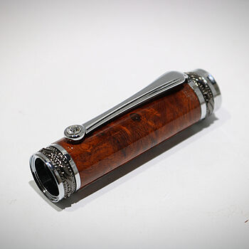 Majestic Gun Metal/Chrome Fountain Pen Kit Fantastic