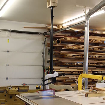 Table Saw Dust Collection Guard Product can be adapted to specific needs with a little ingenuity.