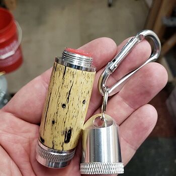Lip Balm Holder Keychain Kit in Aluminum Truly love it