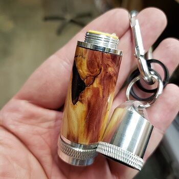 Lip Balm Holder Keychain Kit in Aluminum Truly love it