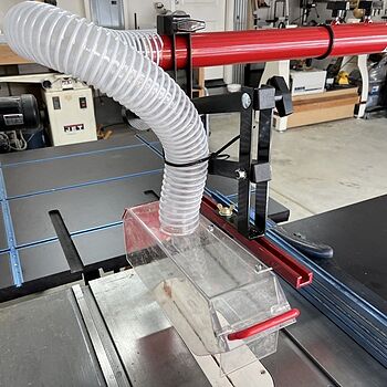 Table Saw Dust Collection Guard Works Great