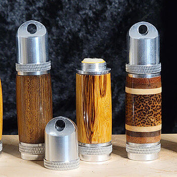 Lip Balm Holder Keychain Kit in Aluminum Still on the fence about these