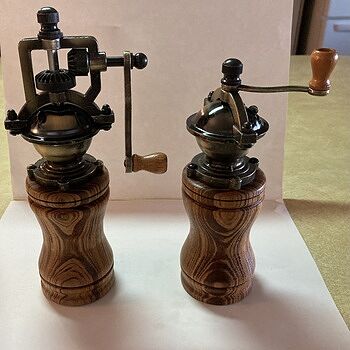 EZ-Assemble Antique Style Salt and Pepper Mill Mechanism in Antique Copper Easy salt and pepper mill