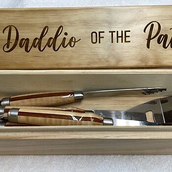 BBQ Grill Tool Kits - Set of 3 Daddio of the Patio!