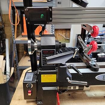 Variable Speed Midi Lathe Conversion Kit with 3/4HP Motor: for Turncrafter , Jet and Delta Lathes Fabulous addition to the excelsior lathe!!