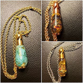 5 Aromatherapy Necklace Kit Starter Set Beautiful necklace