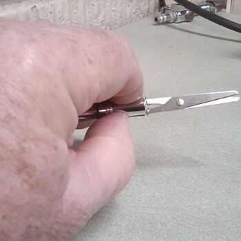 Mini Scissors Kit in Chrome Not very good