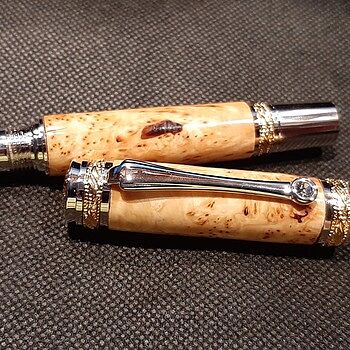Majestic Gun Metal/Chrome Fountain Pen Kit Most amazing pen