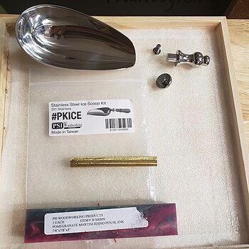 Stainless Steel Ice Scoop Very nice, just a couple of issues