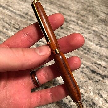 Slimline Golden Pen Kit Amateurs and Experts can have fun with this kit.