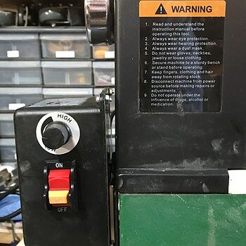 Variable Speed Midi Lathe Conversion Kit with 3/4HP Motor: for Turncrafter , Jet and Delta Lathes Great product, and here's a way to easily attach the switch cover to the Rikon mini lathe