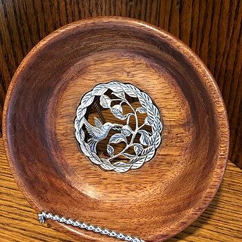 8 Set of Filigree Bowl Lids in Antique Pewter Fantastic buy!