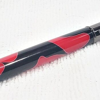 Aquabright Red and Black 3/4 in. x 3/4 in. x 5 in. Pen Blank Beautiful Blank