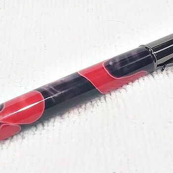 Aquabright Red and Black 3/4 in. x 3/4 in. x 5 in. Pen Blank Beautiful Blank
