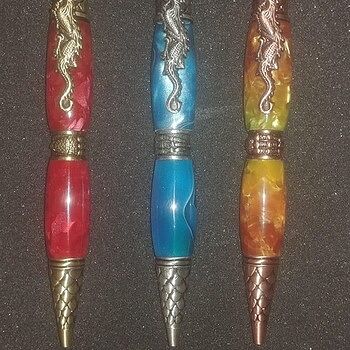 3 Dragon Twist Pen Kit Starter Set Beautiful pens
