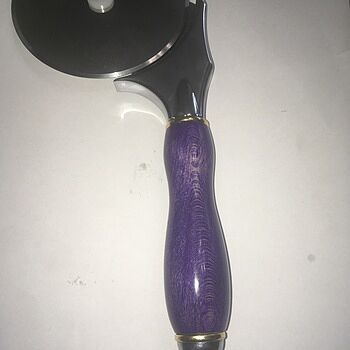 4 in. Deluxe Stainless Steel Pizza Cutter Kit Looks great when finished! Seems to be rather sturdy!