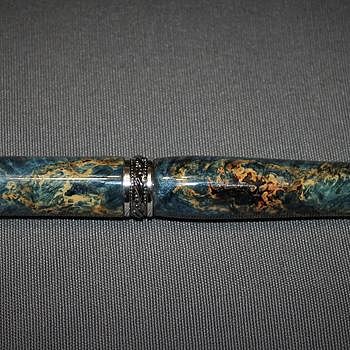 Majestic Gun Metal/Chrome Fountain Pen Kit Majestic is an understatement
