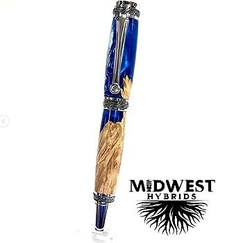Majestic Gun Metal/Chrome Fountain Pen Kit Majestic in every way