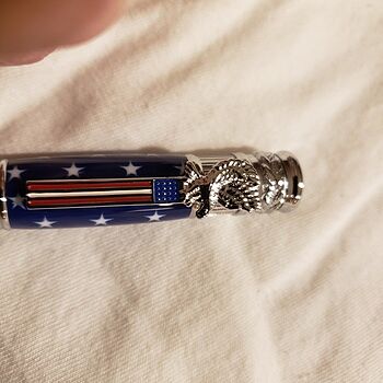 Stars on Blue 3/4 in.x 5 in. Pen Blank Beautiful Blank