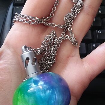 5 Aromatherapy Necklace Kit Starter Set It's not a ball chain anymore. Good? Bad? Up to you