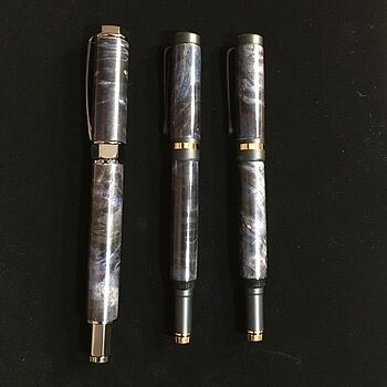 Stabilized Blue Maple Burl 3/4 in. x 3/4 in. x 5 in. Pen Blank Soft and Dry