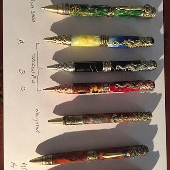 3 Dragon Twist Pen Kit Starter Set Super Detail