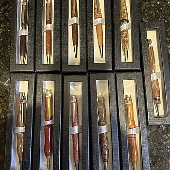 Slimline Golden Pen Kit The vets are pleased with the pens