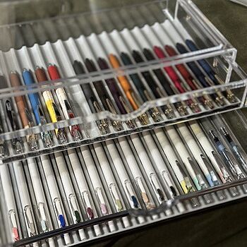 Slotted Flexible Pen Display Plastic Accessory Tray (4 pack) Love it!
