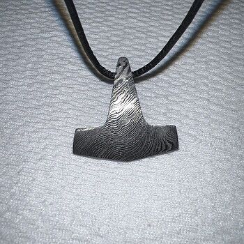 Thor's Hammer, Damascus Steel Fantastic piece at a great price