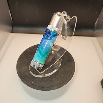 Lip Balm Holder Keychain Kit in Aluminum Perfect