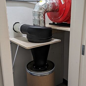 2HP - Single Phase Motor Blower: 1350CFM Great exhaust fan for a laser