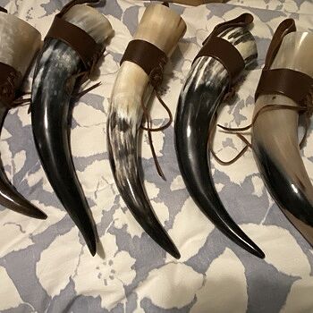 Drinking Horn Set Beautiful products. Quality service.