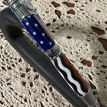 American Patriot Chrome Twist Pen Kit Great pen kit