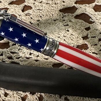 American Patriot Antique Pewter Twist Pen Kit Great pen kit