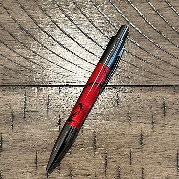 Vesper Gun Metal Click Pen Kit Awesome Material
