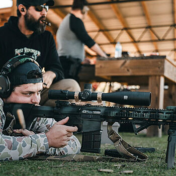 PSA Sabre AR-10 Rifle Billet 20" .308 Rifle w/ 12.5" Quad Rail, A1 Stock, Magpul Bi-Pod, 3 Mags, & Sabre Bag, FDE This was my first Sabre. The 12.5in forged was my 2nd…