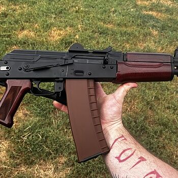 Soviet Arms 5.56 Krink Triangle Side Folding Pistol, Redwood American AKs on the Rise