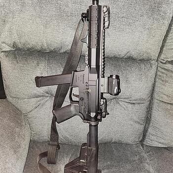 ArmaLite M-15 PDW 9mm Luger 9" 30rd Pistol w/ Brace, Black - M15PDW9 AR9 Armalite